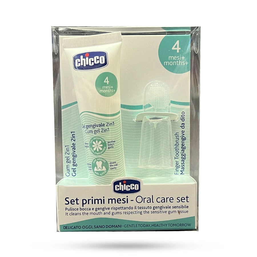 ژل لثه چند منظوره چیکو Chicco به همراه مسواک انگشتی