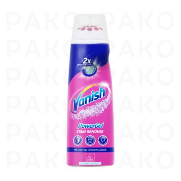 ژل لکه بر لباس ونیش vanish با کلاهک مخصوص حجم 200 میل