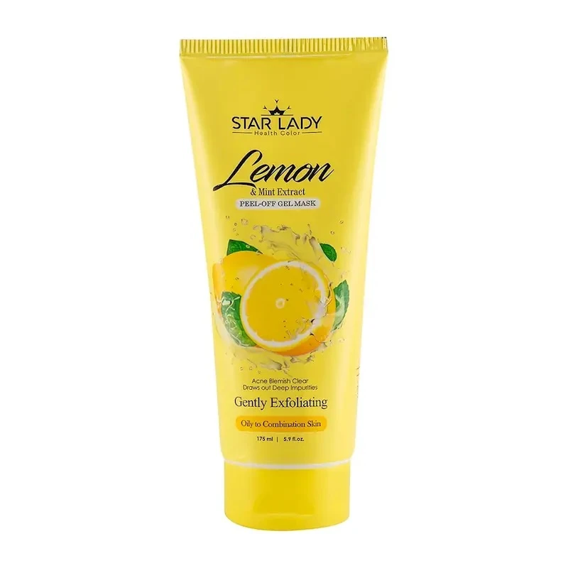 ژل ماسک پیلاف صورت حاوی عصاره لیمو و نعناع استارلیدی175میل
