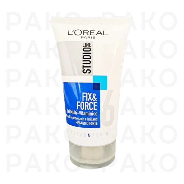 ژل مو تيوپي مدل Fix & Force شماره 6 لورال 150 ميل loreal