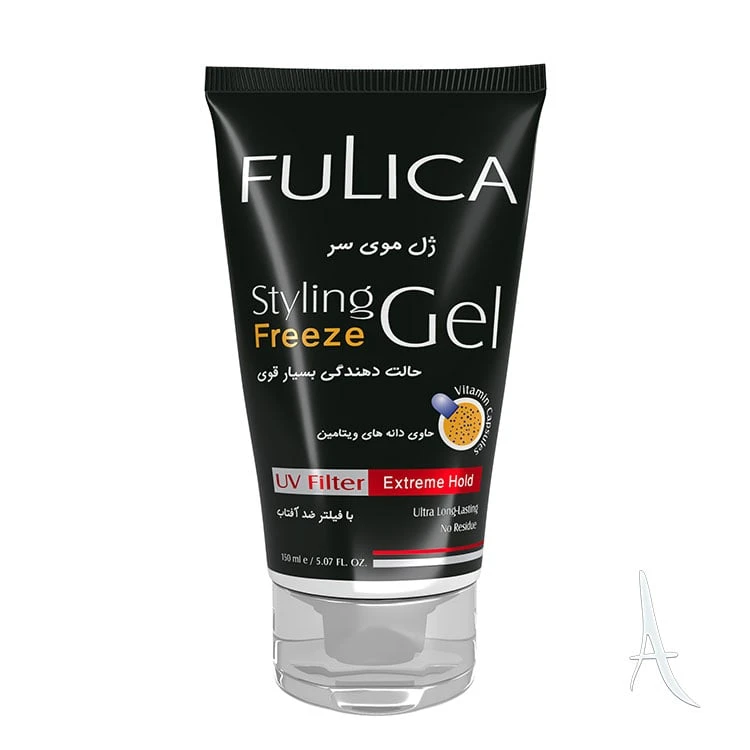ژل موی حالت دهنده بسیار قوی فولیکا (مشکی)150میل fulica