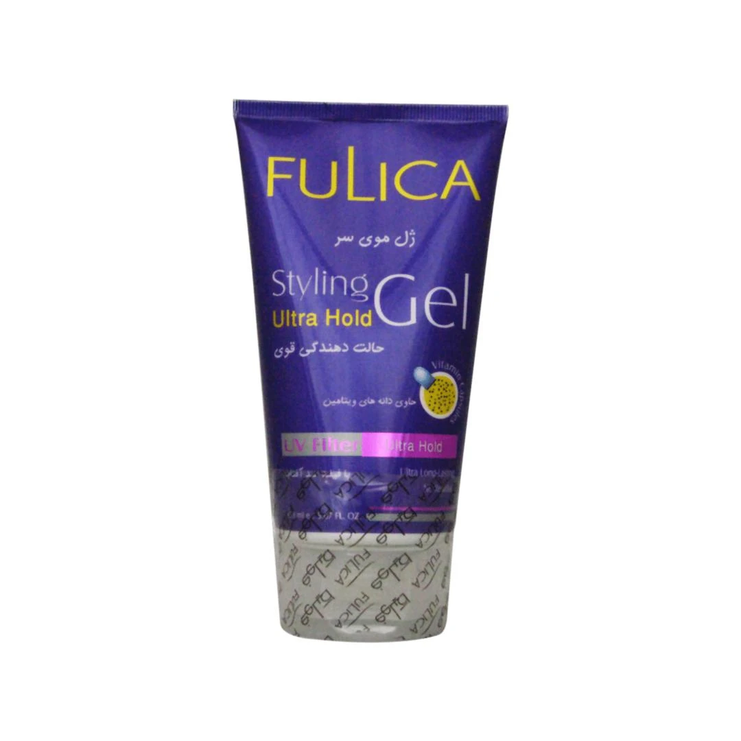 ژل موی سر قوی فولیکا با حالت دهندگی قوی ۱۵۰ میلی لیتر(بنفش) fulica