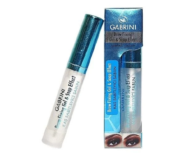 ژل و صابون لیفت ابرو گابرینی (Gabrini) مدل Brow Fixing Gel & Soap Effect - حجم ۸ میلی‌لیتر ‌