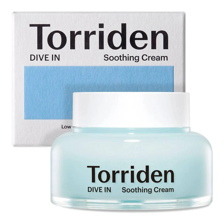 ژل کرم مرطوب کننده و تسکین دهنده هیالورونیک اسید توریدن – TORRIDEN Dive in Low Molecular Hyaluronic Acid Soothing Cream
