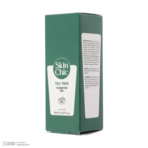 ژل کنترل کننده چربی اسکین شیک مدل Tea Tree حجم 40 میلی لیتر