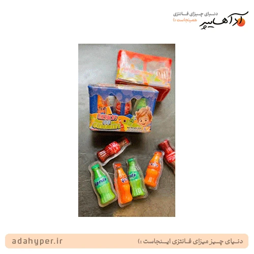 ژله طرح نوشابه 6 عددی