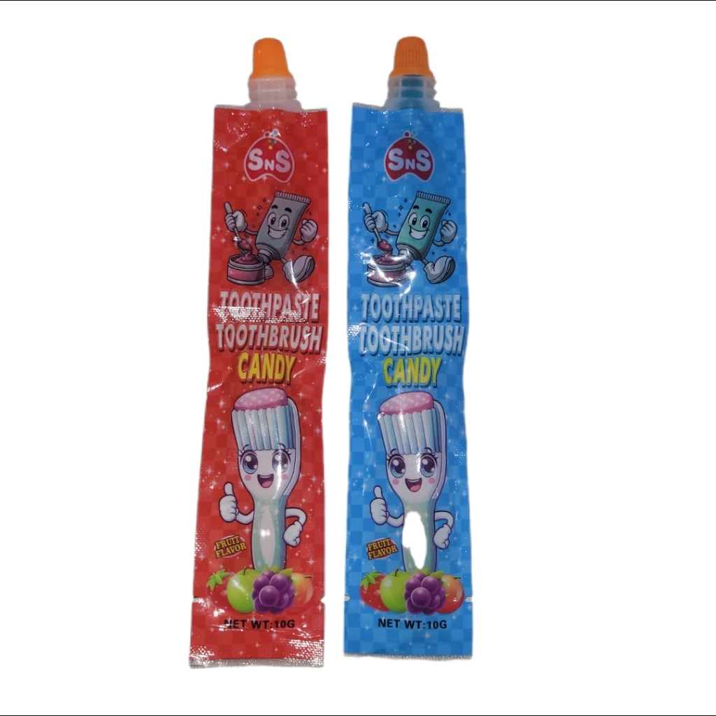 ژله مسواکی مدل toothpast candy
