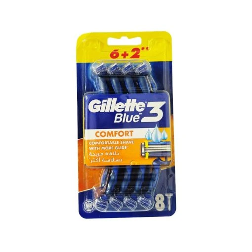 ژیلت Gillette Blue3 Comfort بسته 8 عددی