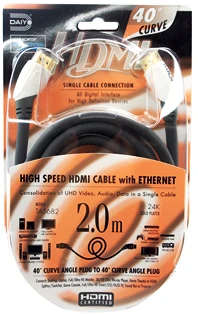 کابل 2 متری HDMI با زاویه 40 درجه دایو مدل TA 5682