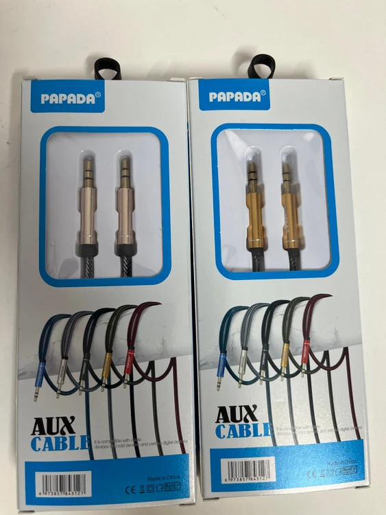کابل AUX کنفی سر فلزی PAPADA مدل PL-20