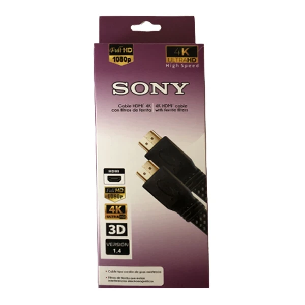 کابل HDMI سونی 4K طول 1.8 متر