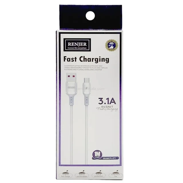 کابل USB به microUSB رنجر مدل RJ-P1 طول 1 متر