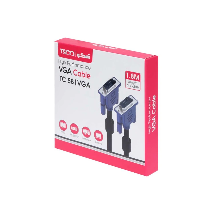کابل VGA مدل TC 581VGA تسکو