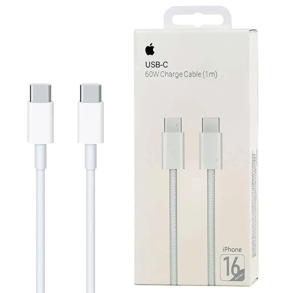 کابل آیفون 16 اصلی اپل iPhone 16 Pro Max (type-c to type-c)