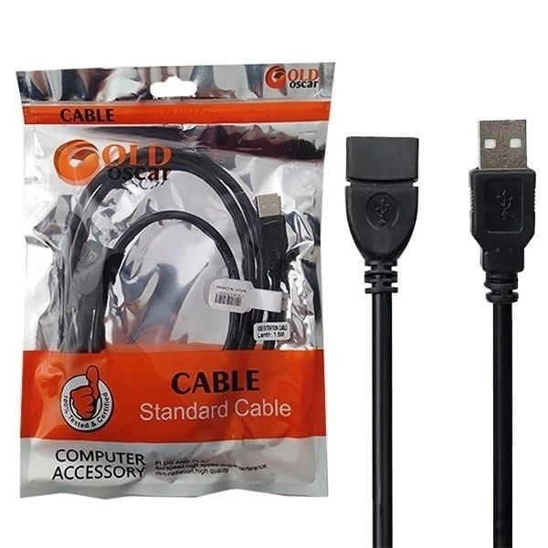 کابل افزایش GOLD OSCAR USB طول 1.5 متر