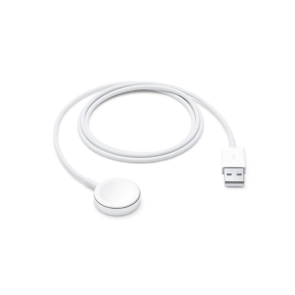 کابل اورجینال شارژ مغناطیسی اپل واچ مدل Apple Watch Magnetic Charging Cable A1923 به طول 2 متر