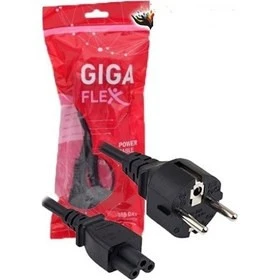 کابل برق سه پین لپ تاب 1.5 برند GIGA FELEX - مناسب برای منبع های تغذیه و ...