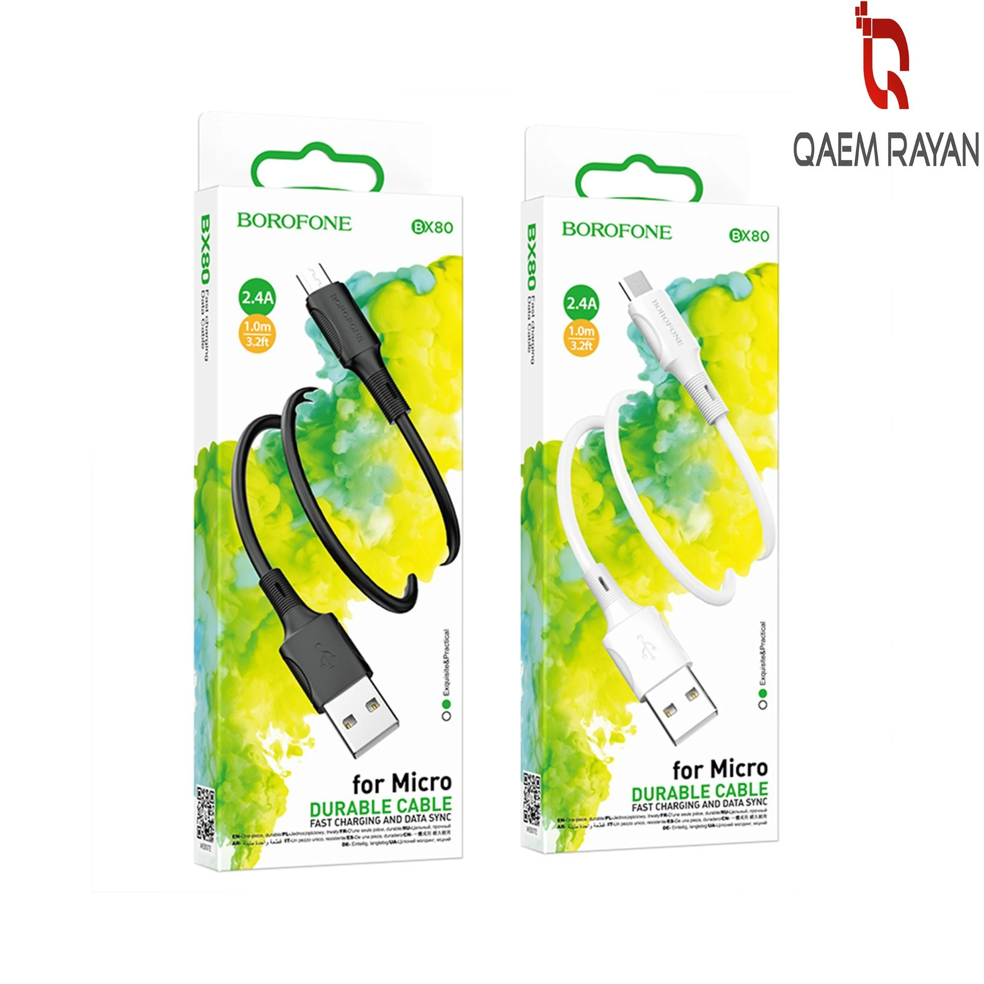 کابل بروفون میکرو USB مدل BX80