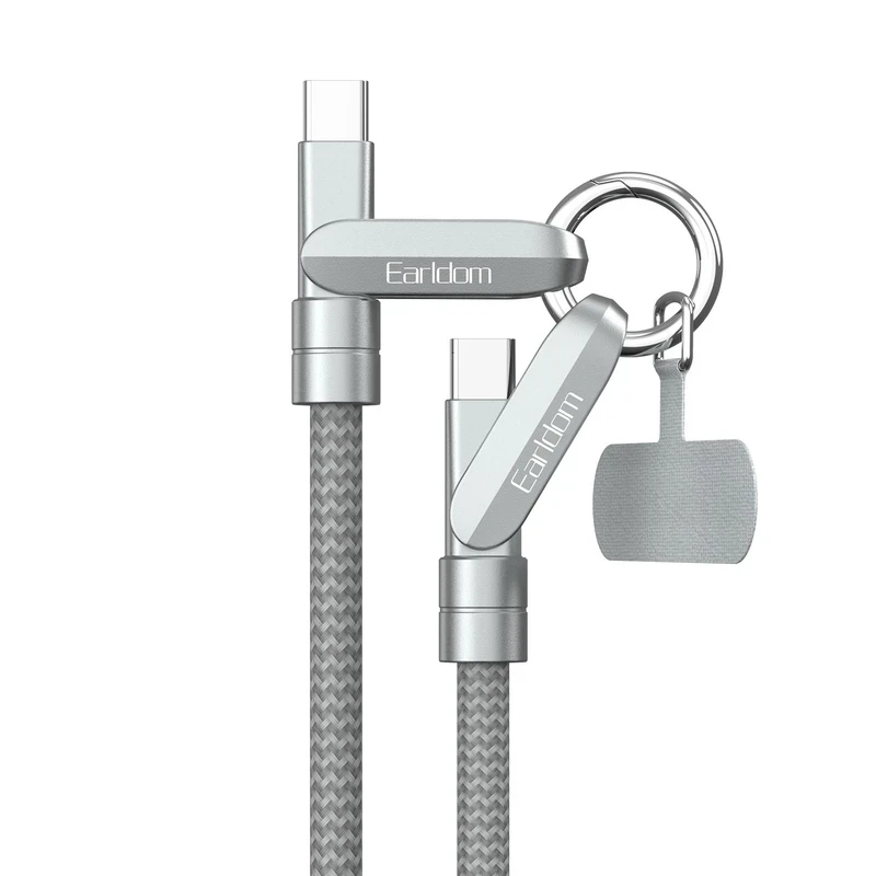 کابل تبدیل USB-C ارلدام مدل 2IN1 208C-C طول 1.2 متر