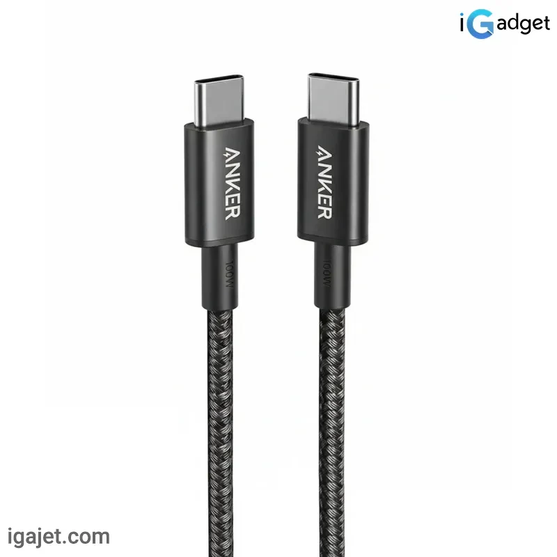 کابل تبدیل USB-C به USB-C انکر مدل A8757 | طول 1.8 متر
