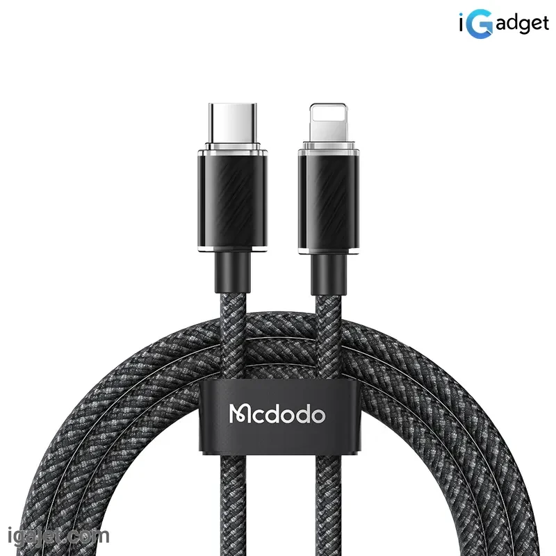 کابل تبدیل USB-C به لایتنینگ مک دودو مدل CA-366 طول 1.2 متر