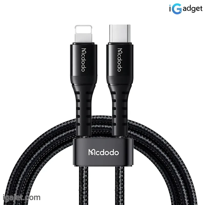 کابل تبدیل USB-C به لایتنینگ مک دودو مدل CA-5630 طول 0.2 متر