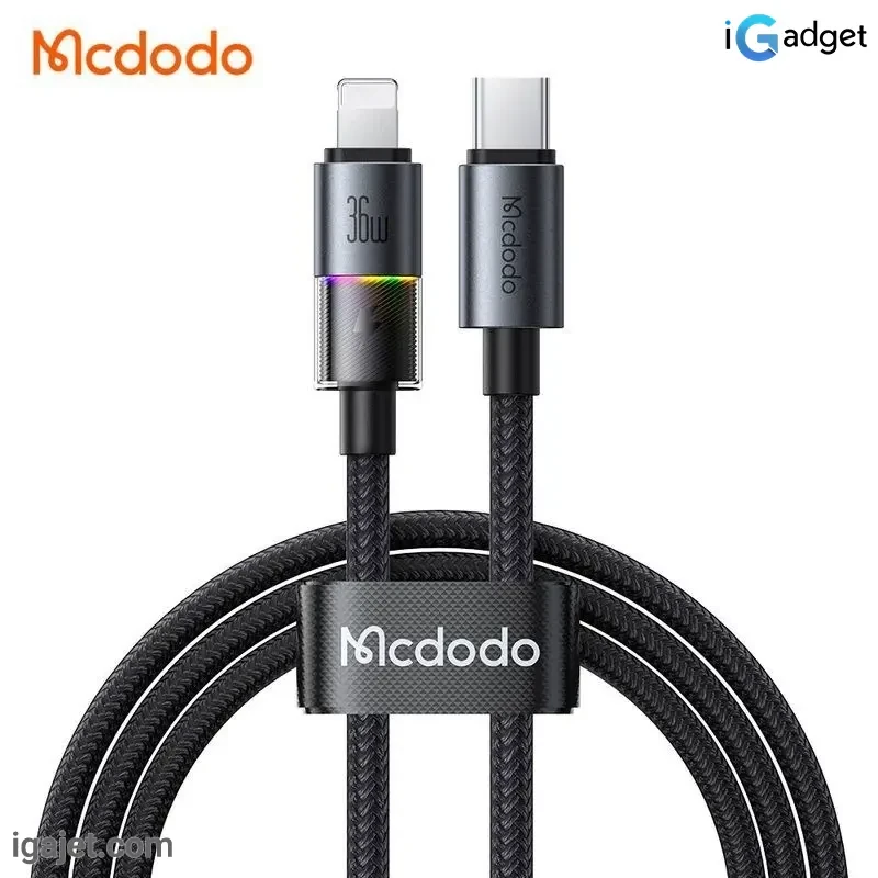 کابل تبدیل USB-C به لایتنینگ مک دودو مدل CA-8190 طول 1.2 متر