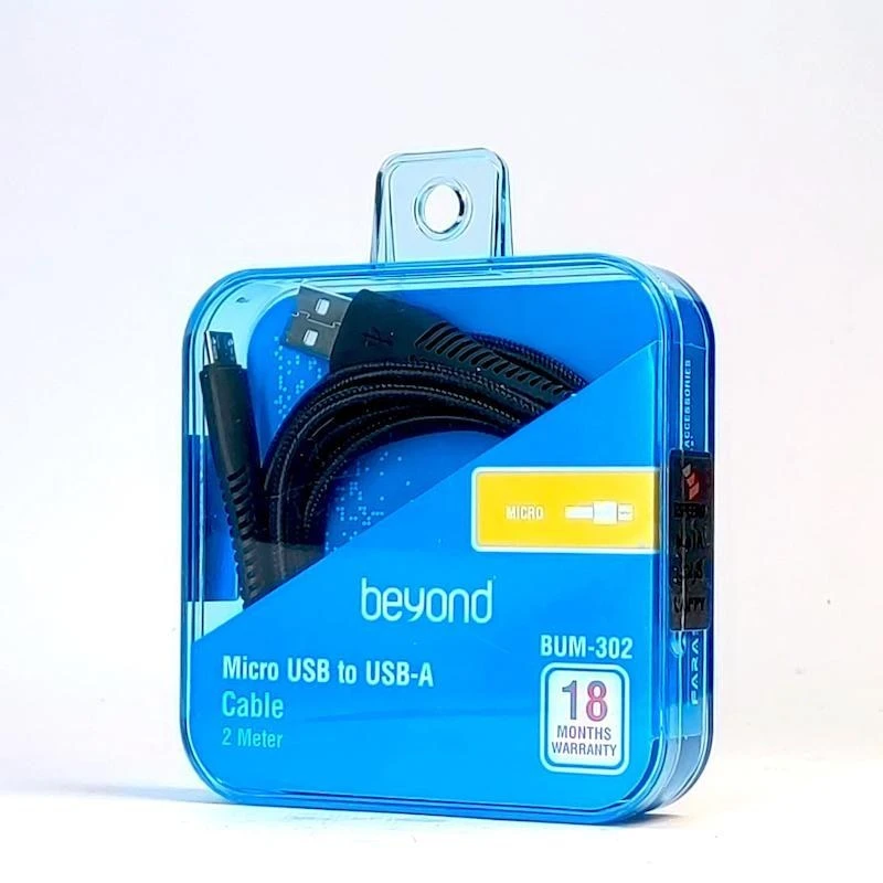 کابل تبدیل USB به MicroUSB بیاند مدل BUM-302LT FAST CHARGE طول 2 متر