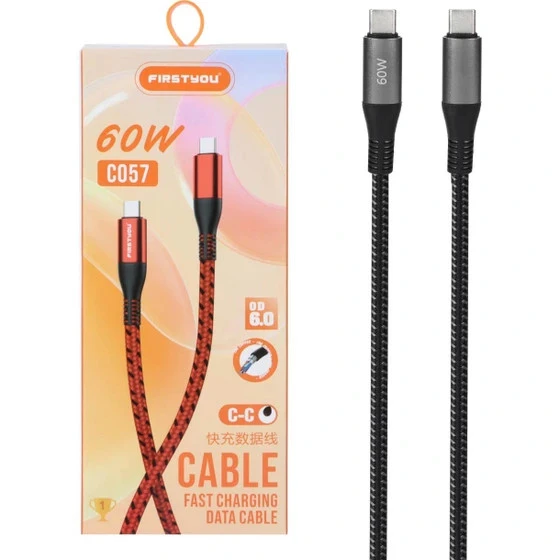 کابل تبدیل USB به USB-C مدل pu-co57 طول 1 متر