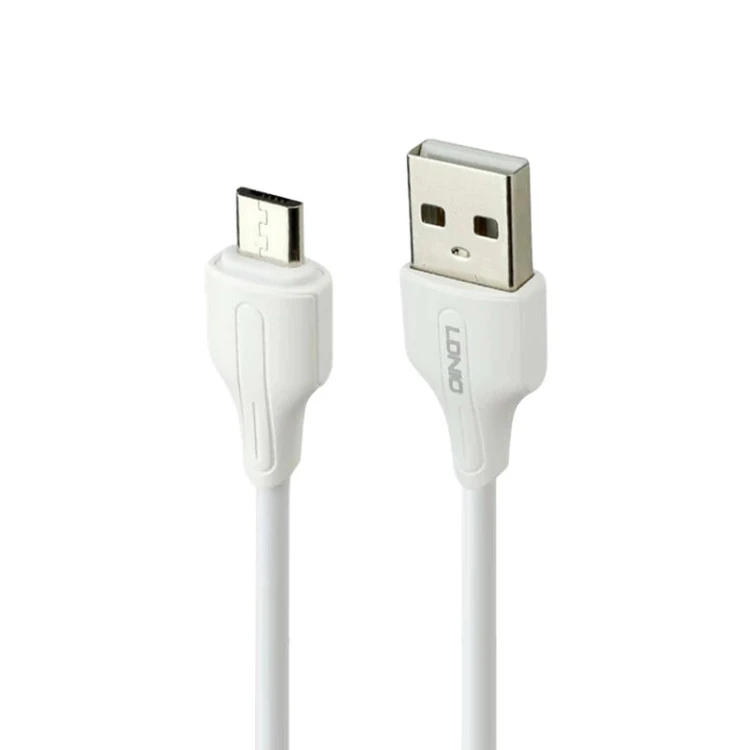 کابل تبدیل USB به microUSB الدینیو مدل LS540 طول 20 سانتی متر