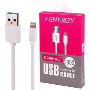 کابل تبدیل USB به لایتنینگ ایکس انرژی مدل x-200 طول 1 متر