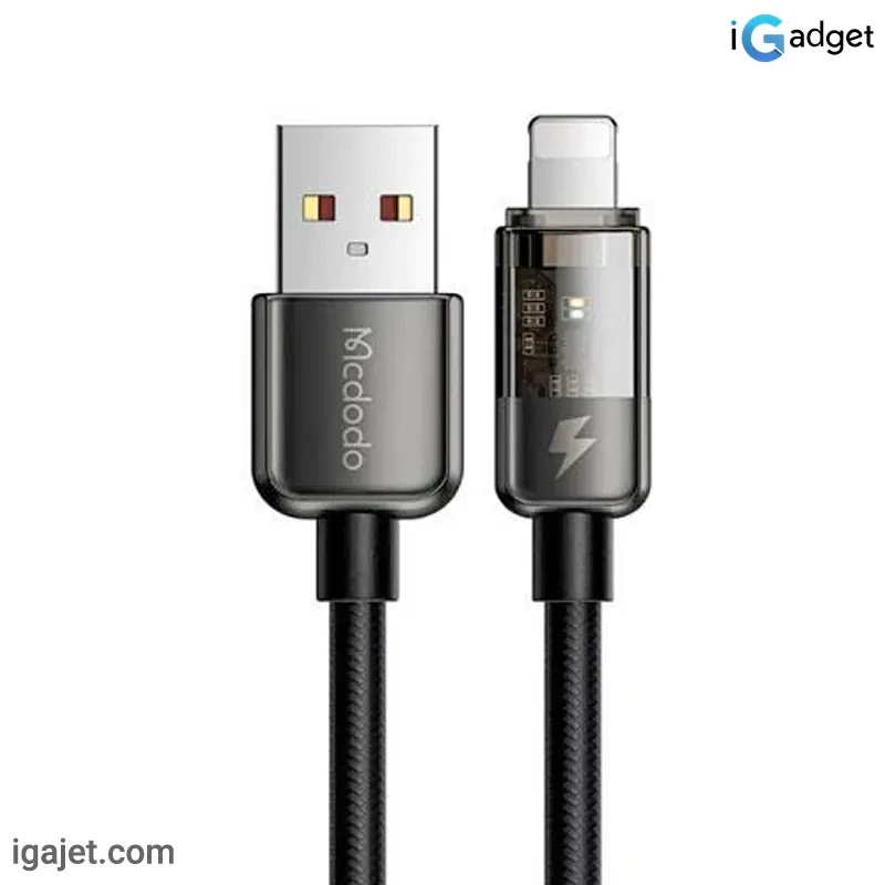 کابل تبدیل USB به لایتنینگ مک دودو مدل CA-314 طول 1.2 متر