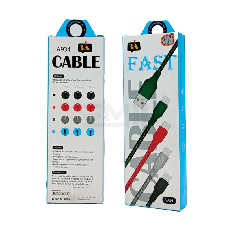 کابل تبدیل usb به microusb مدل A934