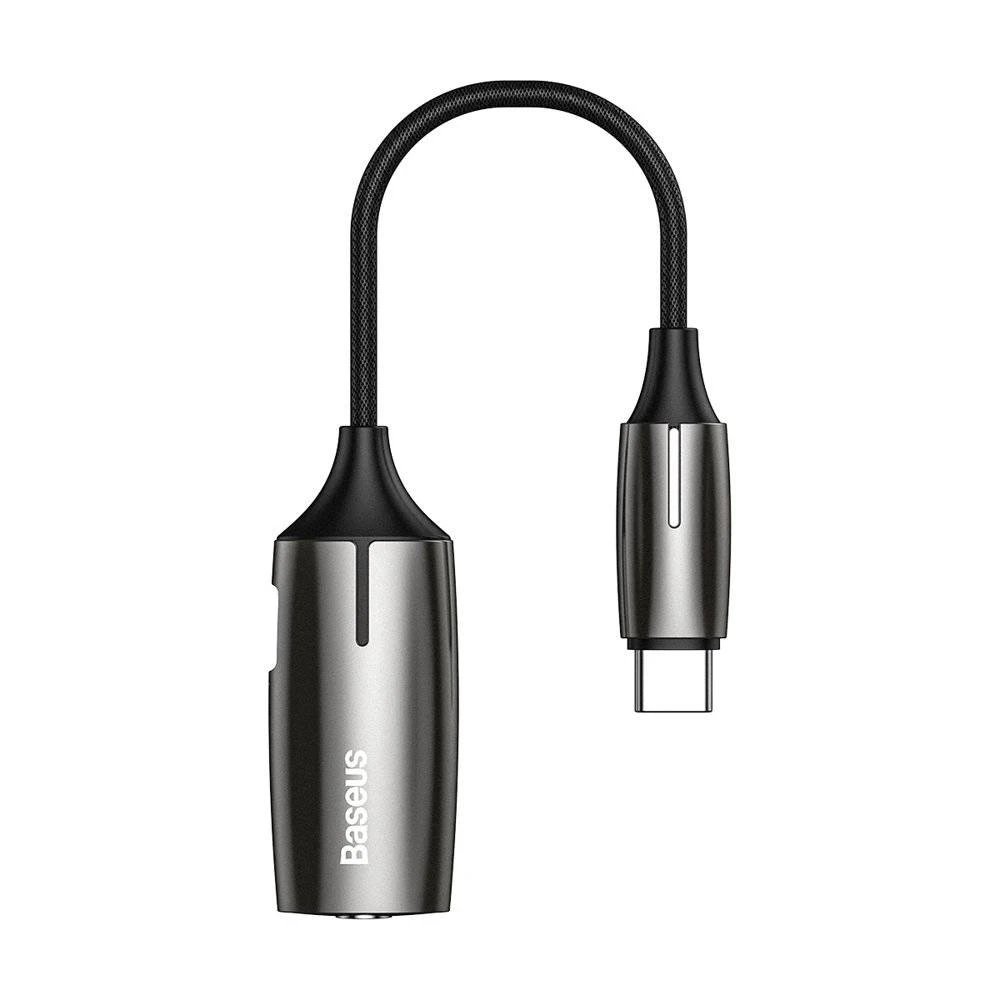 کابل تبدیل تایپ سی اتصال همزمان هندزفری و شارژر Baseus L60S Converter CATL60S-0A