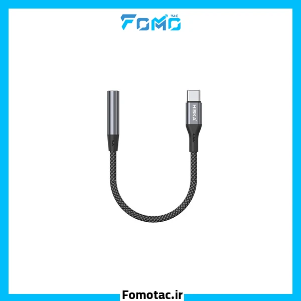 کابل تبدیل تایپ سی به AUX برند هیسکا مدل W47