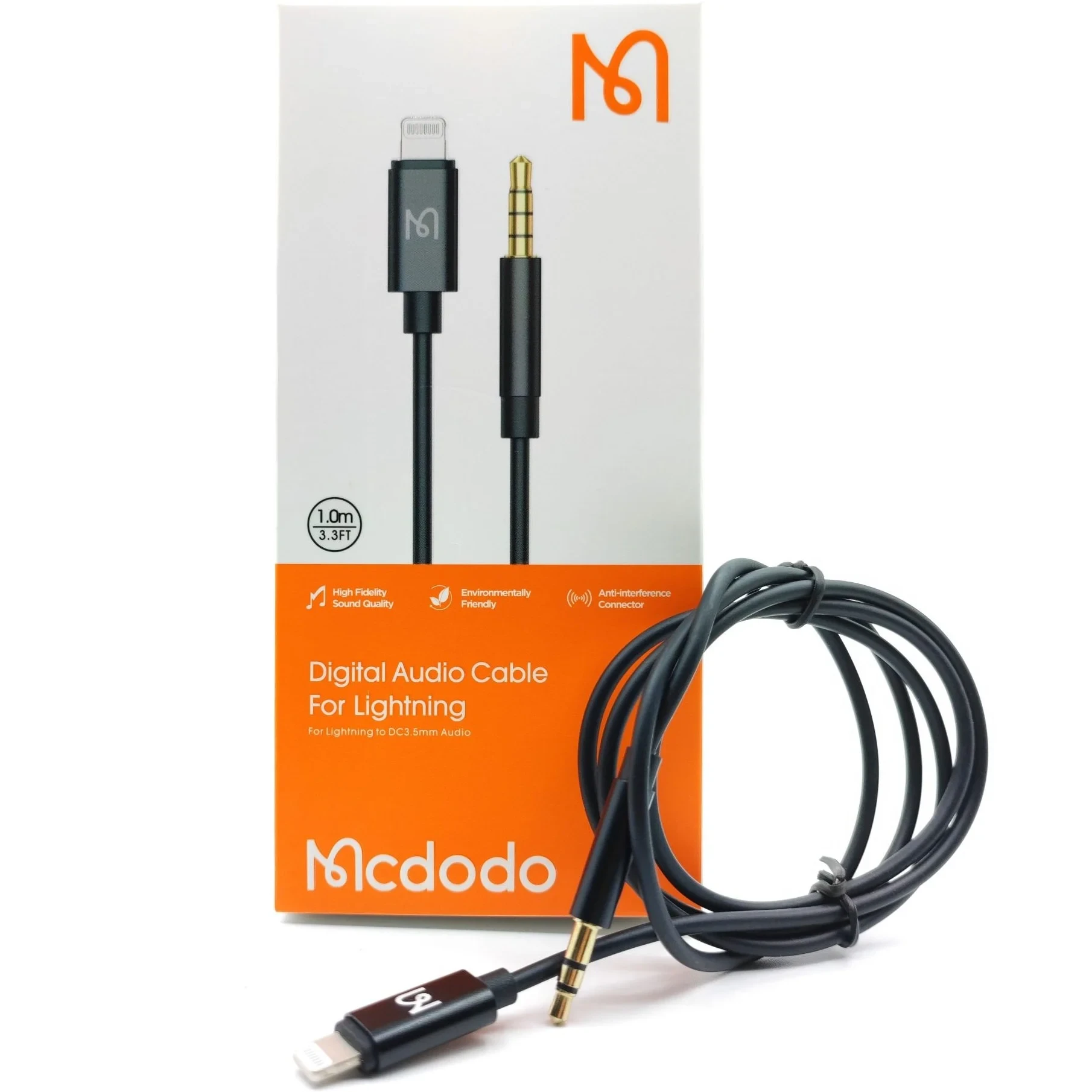 کابل تبدیل لایتنینگ به AUX برند Macdodo