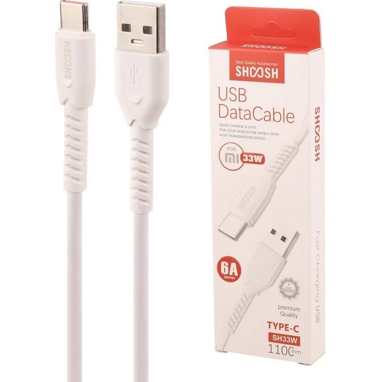 کابل توربو شارژ Type-C شوش SH-33 W