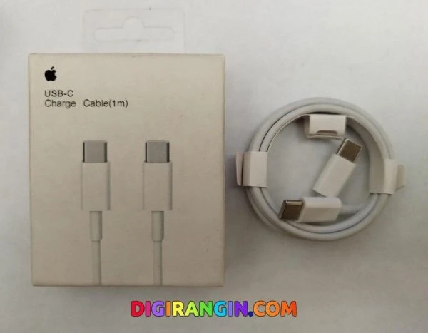 کابل دو سر تایپ سی آیفون مدل MLL82M/A | کابل USB-C اپل اورجینال 1 متری | دیجی رنگین