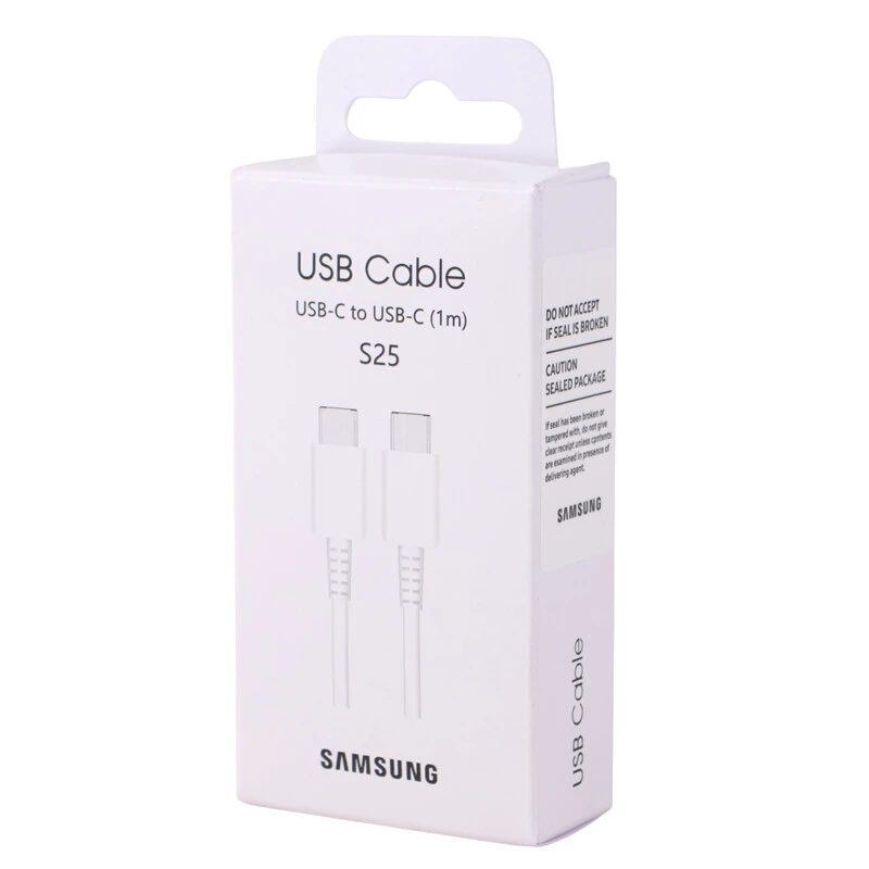 کابل دو سر تایپ سی سامسونگ مدل S25 EP-DN980BWEGIN
