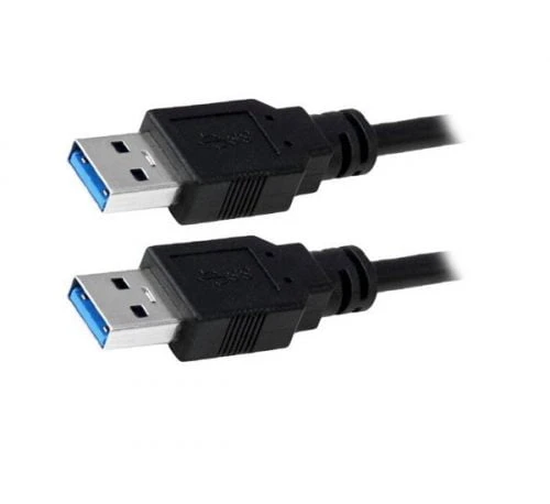 کابل دو سر نر USB (مشکی) USB male double head cable