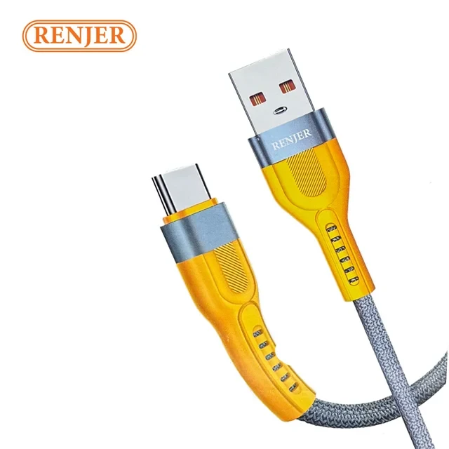 کابل رنجر تایپ سی مدل RENJER RJ-33