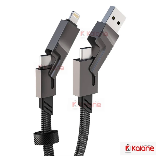 کابل شارژ 4کاره Type-C و Lightning و USB برند Xundd مدل XDDC-027