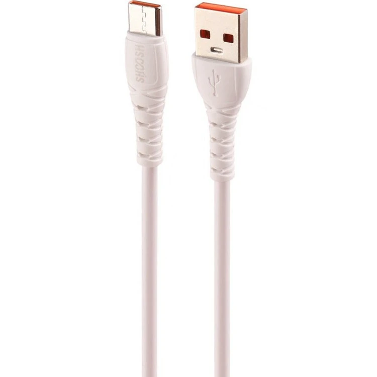کابل شارژ USB به Type-C شوش مدل SH101-C – طول ۱ متر، شارژ سریع و مقاوم