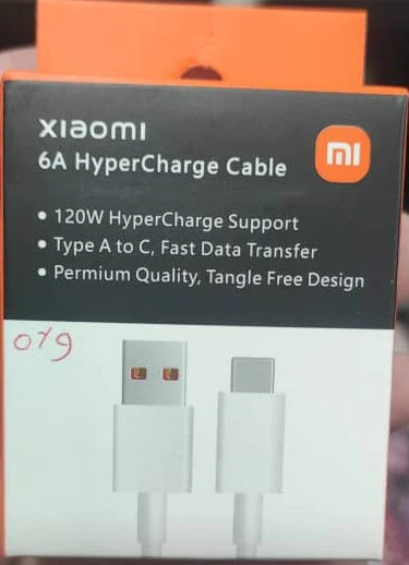 کابل شارژ USB به Type-Cشیائومی ( Xiaomi ) مدل 120W