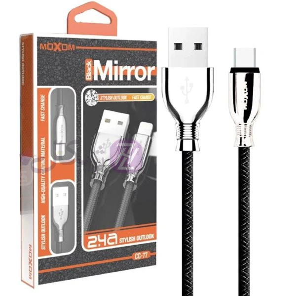 کابل شارژ USB به لایتنینگ موکسوم مدل Moxom CC-77