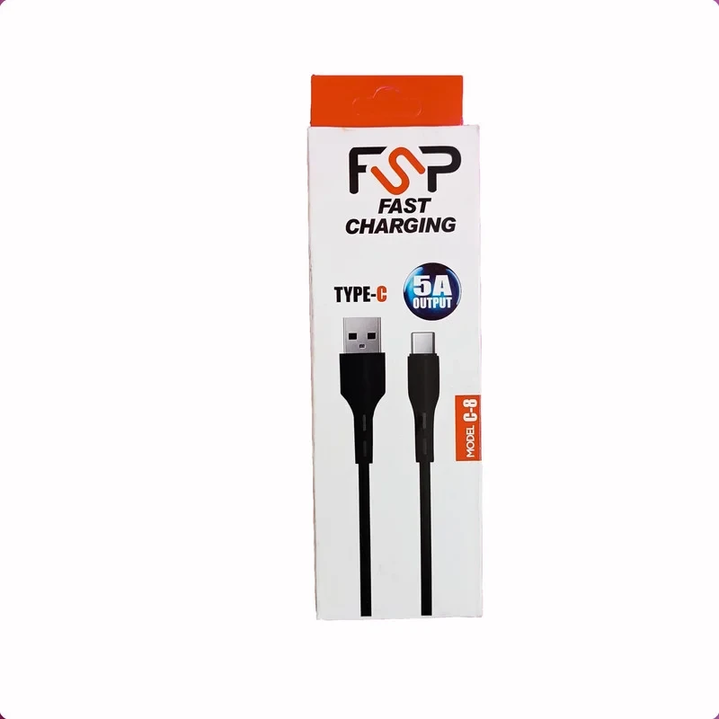 کابل شارژ type-c fsp / کابل فست شارژ تایپ سی