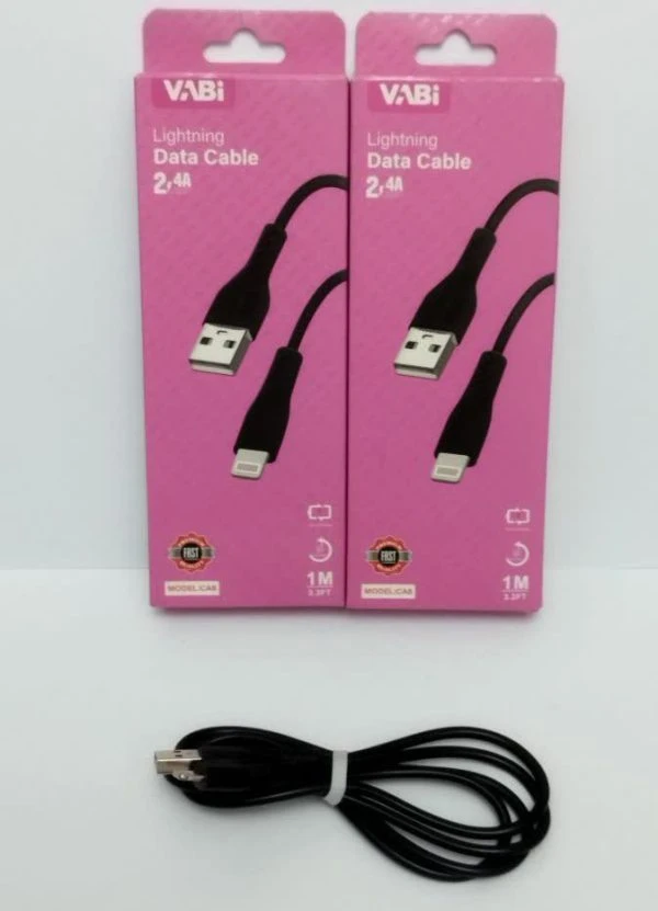 کابل شارژ آیفون VABI مدل CA6 پورت بنفش