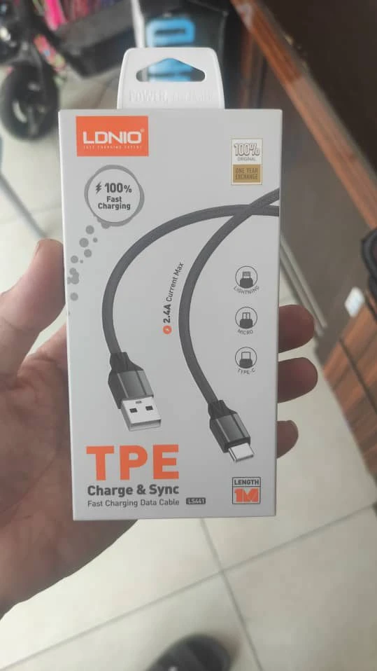 کابل شارژ الدینیو مدل LS441 Micro USB مقاوم