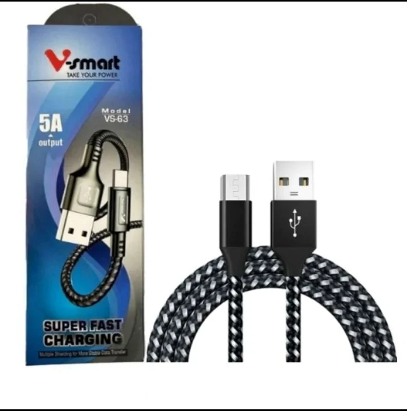 کابل شارژ اندروید V_Smartطول یک متر
