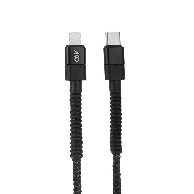 کابل شارژ ایفون USB-C به لایتنینگ آکو مدل AC-20 طول 1 متر